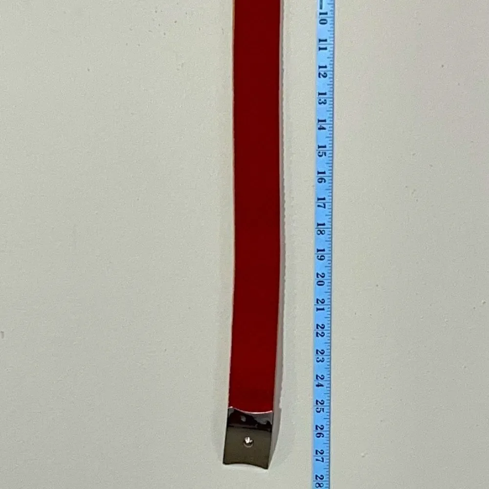 Vintage Red Stretchy Belt.